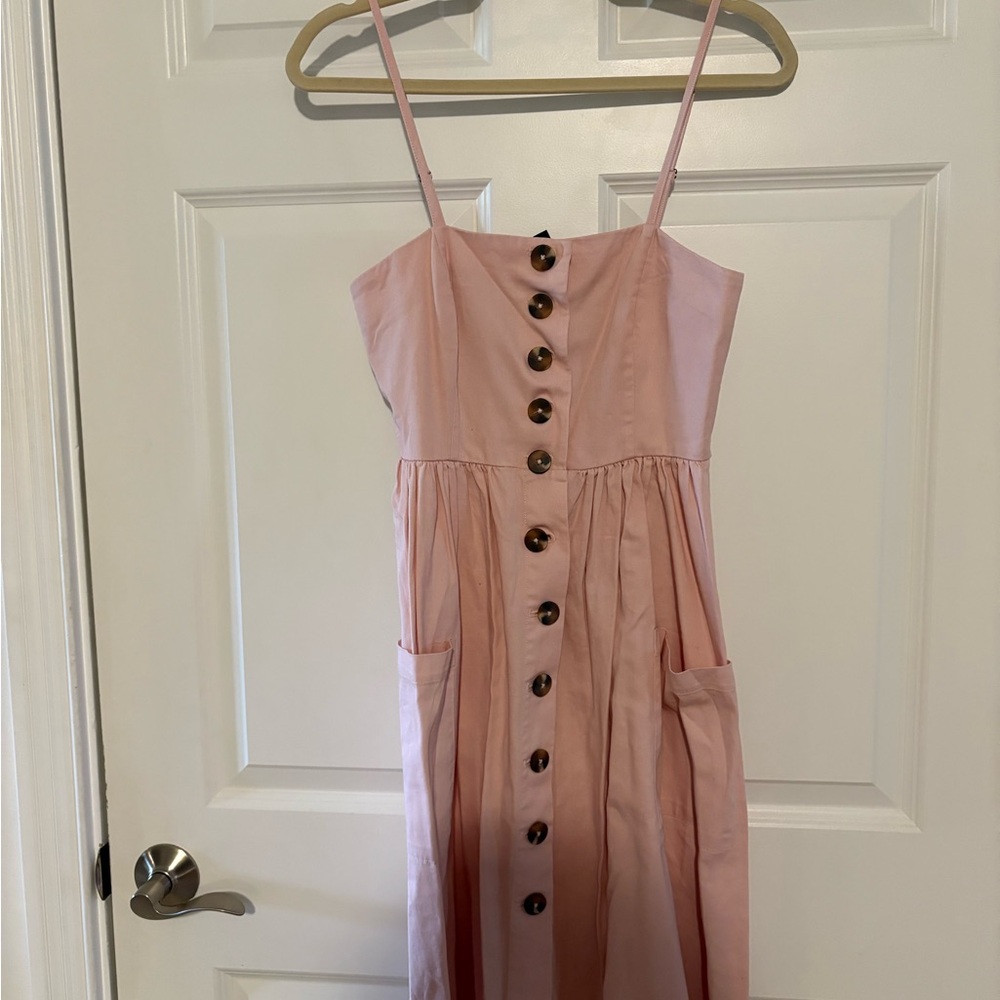 Forever 21 Pink Button-Down dress